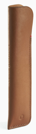 Caran d'Ache La Collection Cuir Leather Case for One Pen - Camel